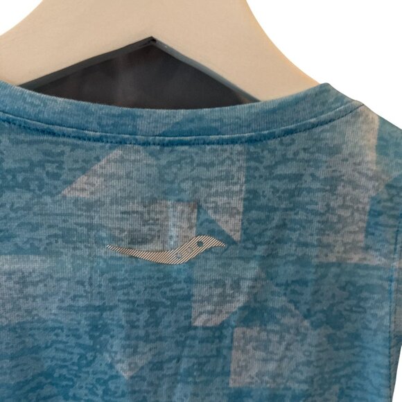 Saucony Womens Athletic Tank Top Blue V Neck Sleeveless Size Small - Picture 5 of 8